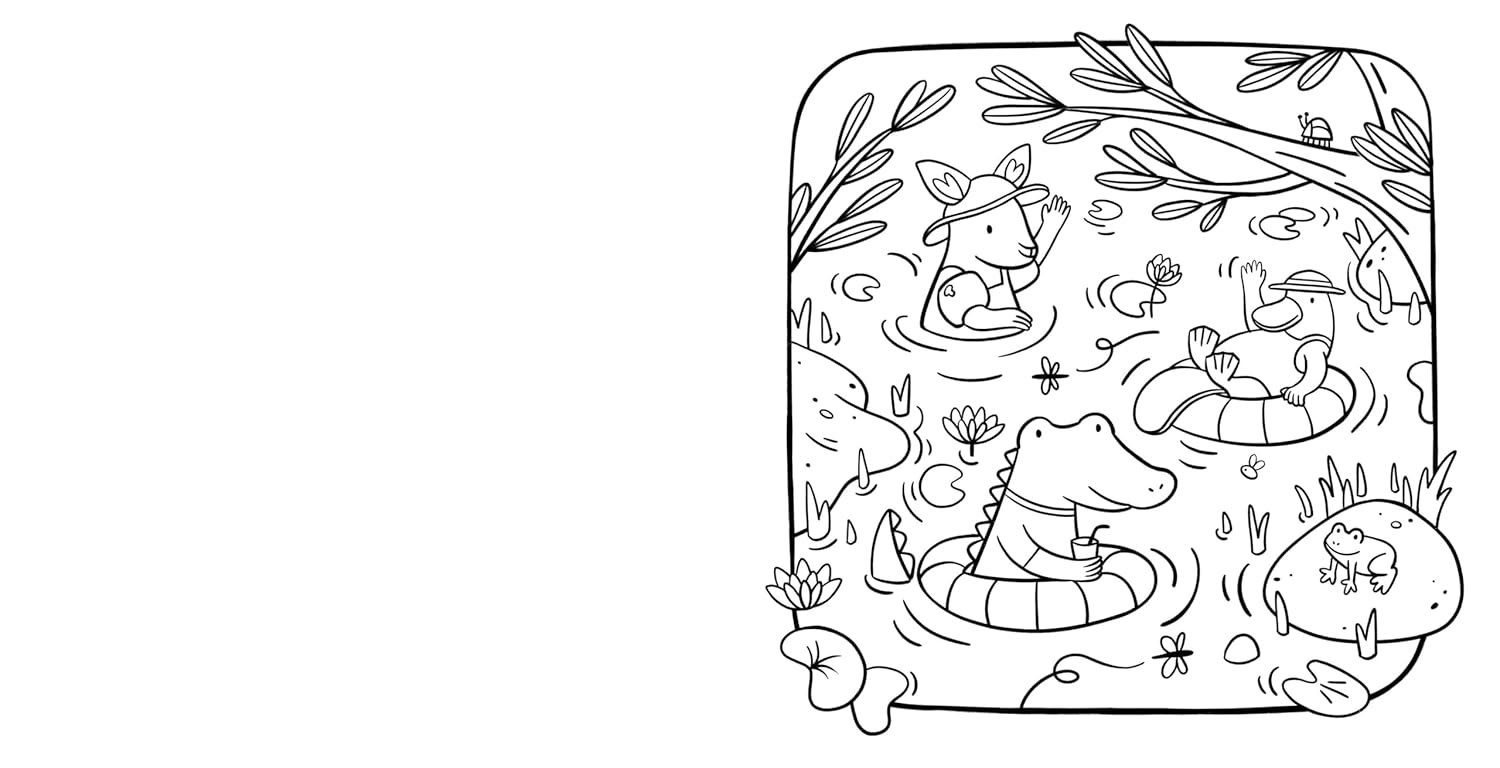 Aussie Cozy Nature Coloring Book by Mimimoo Illustration 20 9781761217647_3