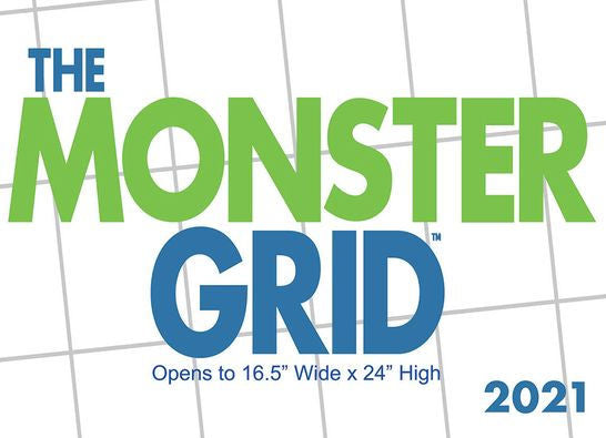 MONSTER GRID CALENDAR 9781772185423