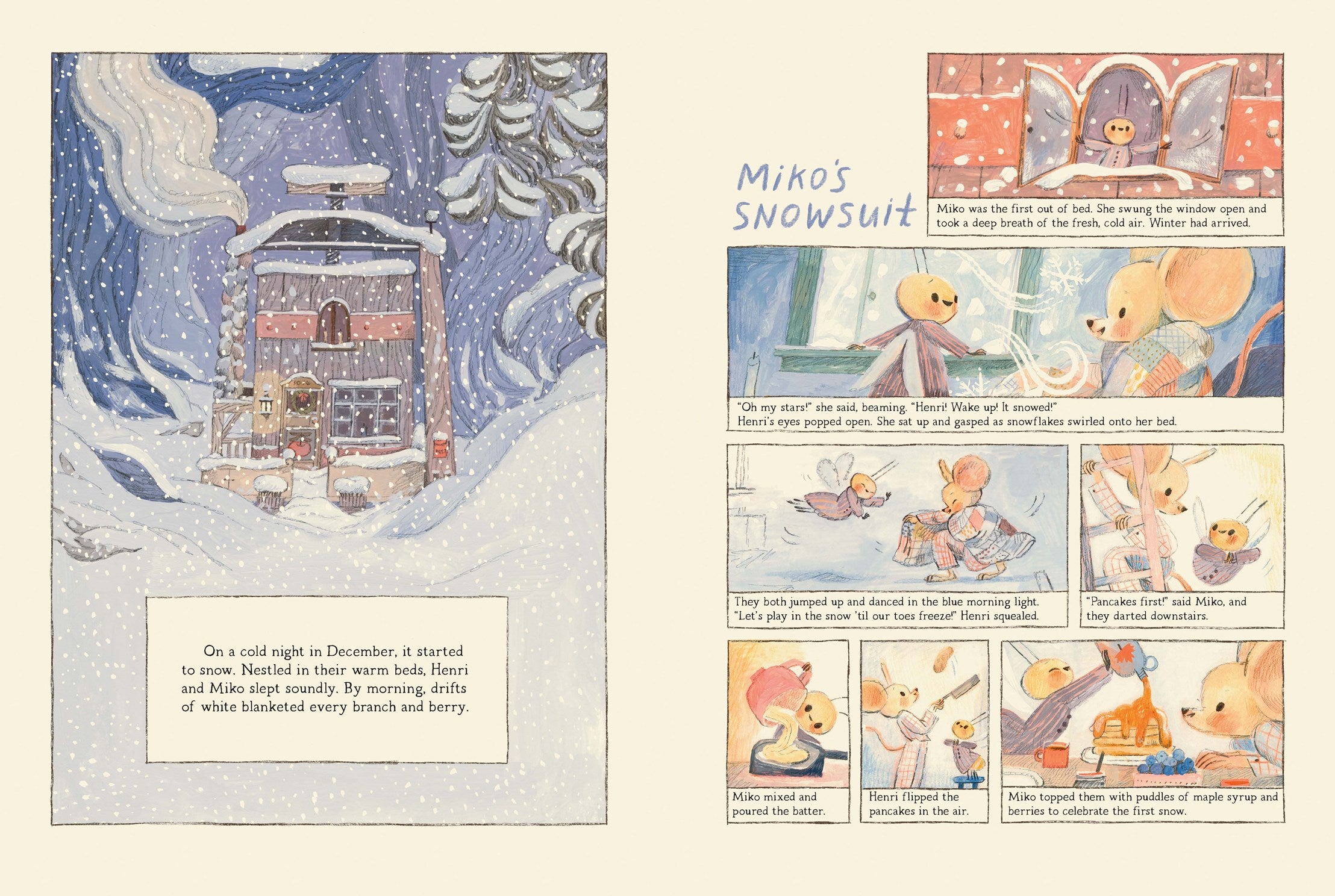 Henri and Miko: Winter in Bosk Olivette by Green. Rebecca 20 9781774880678_2