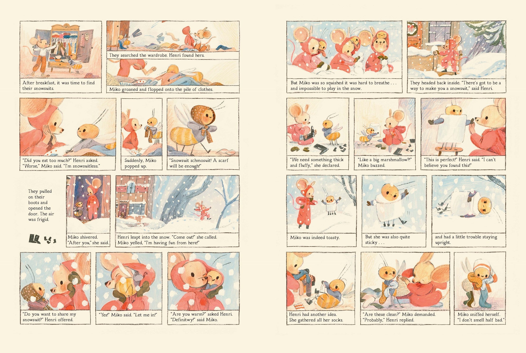 Henri and Miko: Winter in Bosk Olivette by Green. Rebecca 20 9781774880678_3