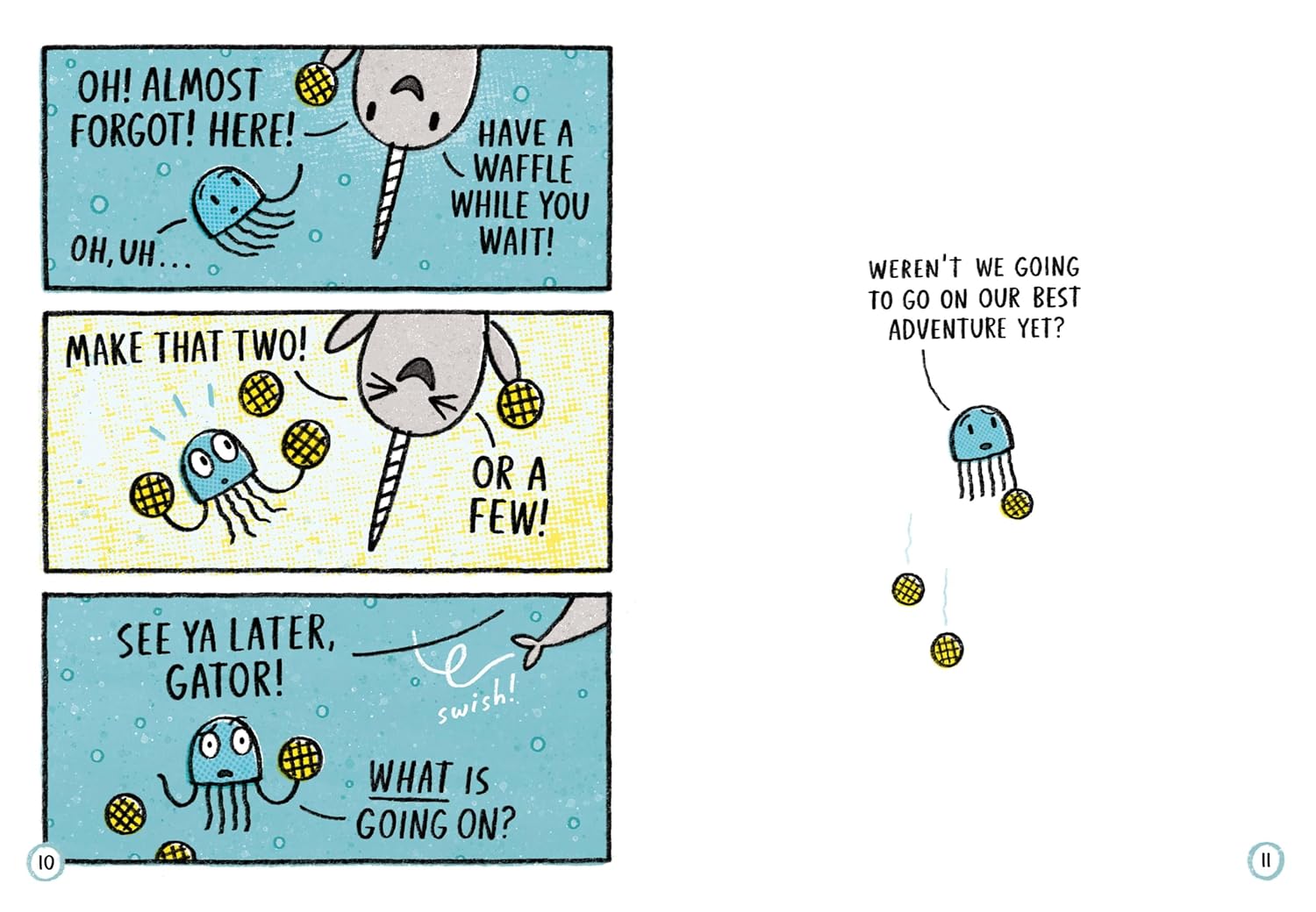 A WAFFLE LOT OF LOVE! (NARWHAL AND JELLY #10) - CLANTON. BEN 20 9781774884539_4