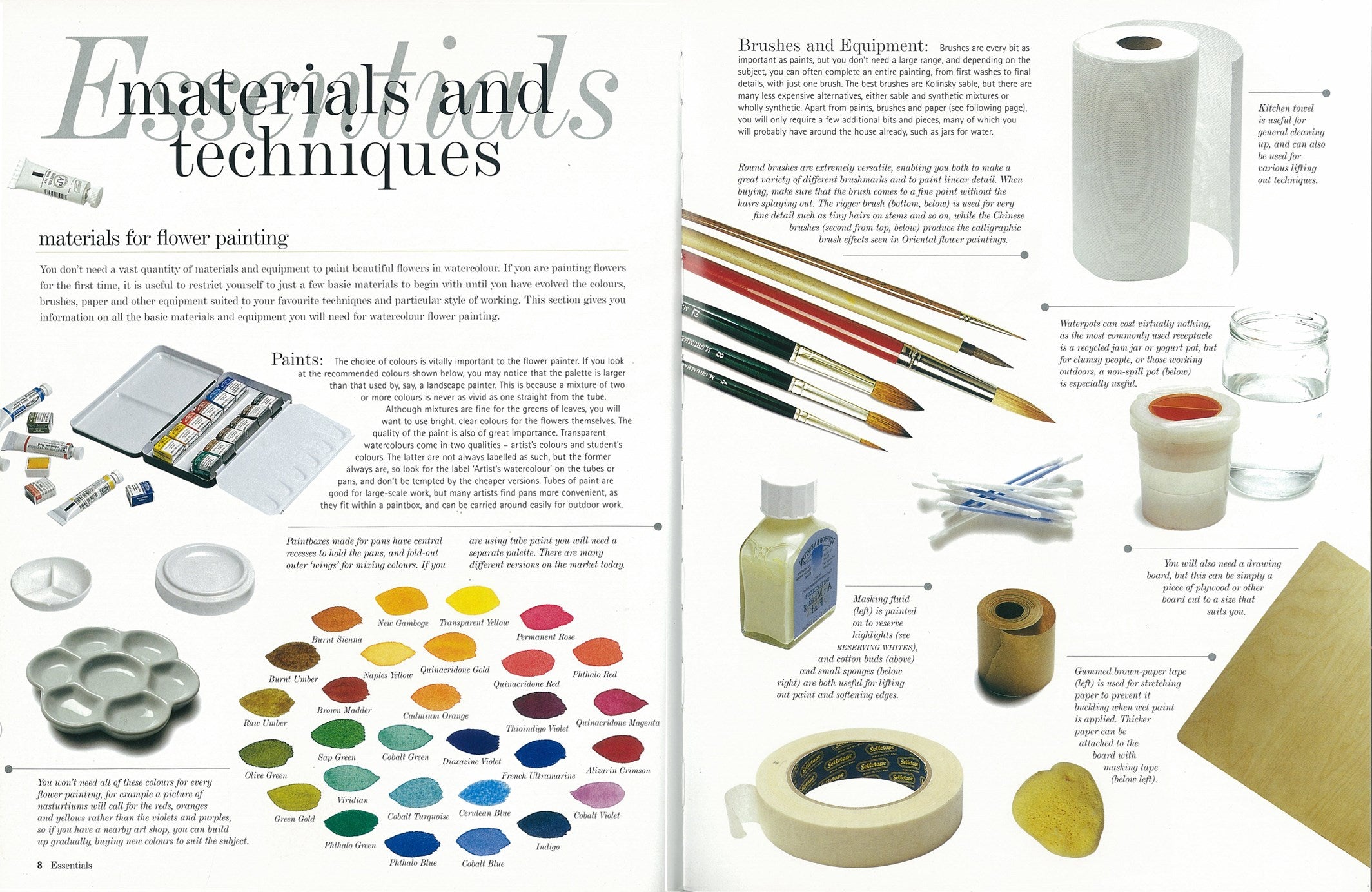 Kew: The Watercolour Flower Painter's A to Z by Fletcher. Adelene 30 9781782216483_1