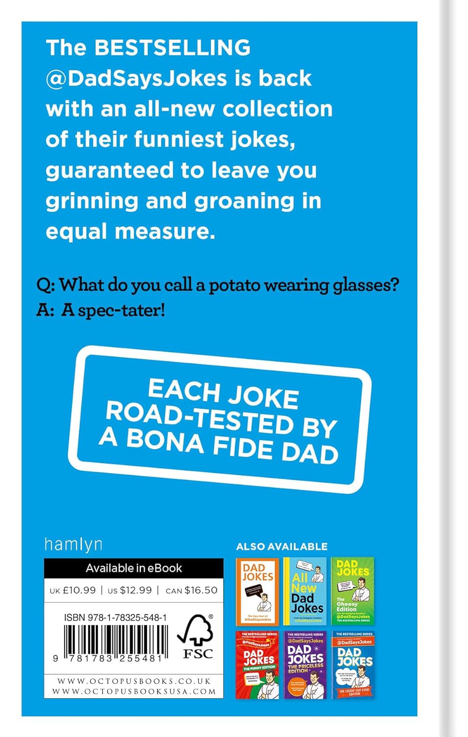 Dad Jokes: The Funniest Yet by @Dadsaysjokes 9781783255481_1