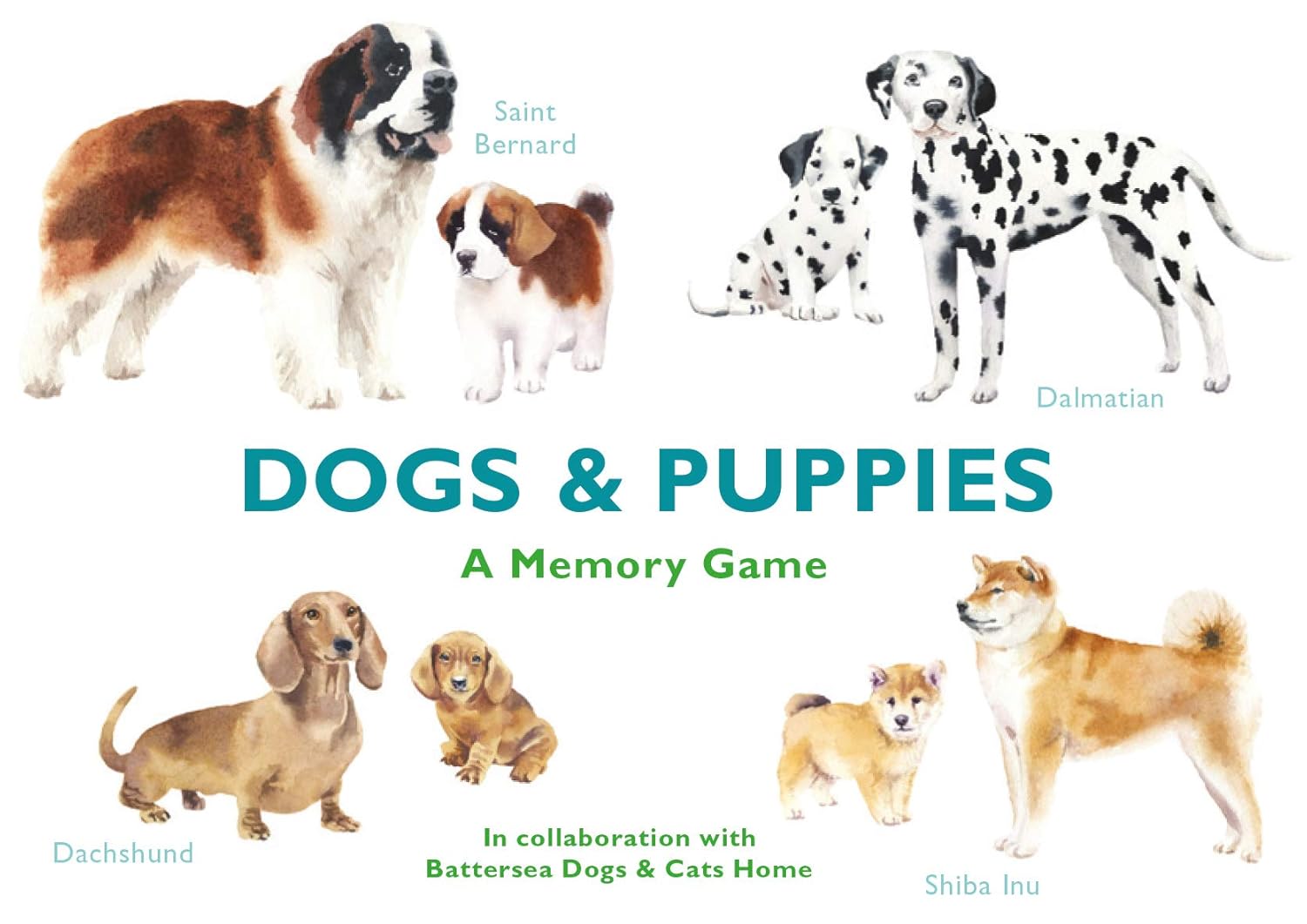 Dogs & Puppies: A Memory Game - George. Marcel 9781786272744