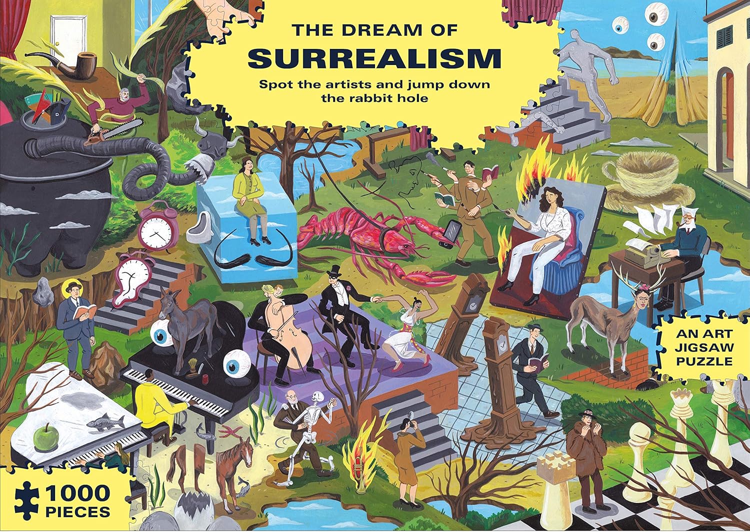 The Dream Of Surrealism 1000 Piece Jigsaw Puzzle by Van Den Broucke. Brecht 9781786273130