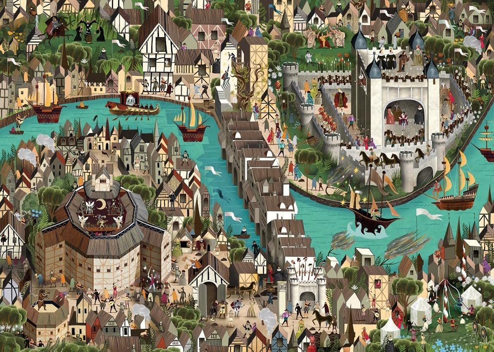 The World Of Shakespeare 1000 Piece Jigsaw Puzzle 9781786274250_1