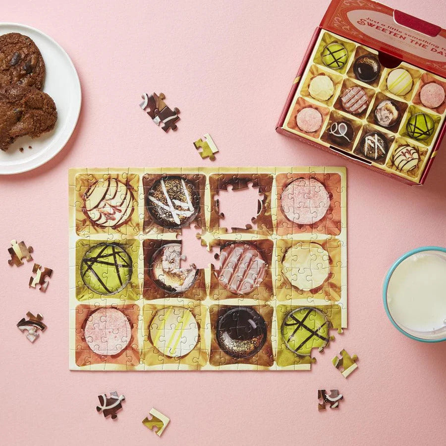 A Little Something Chocolate 150-Piece Mini Jigsaw Puzzle by Redmond. Lea 9781797202259_3