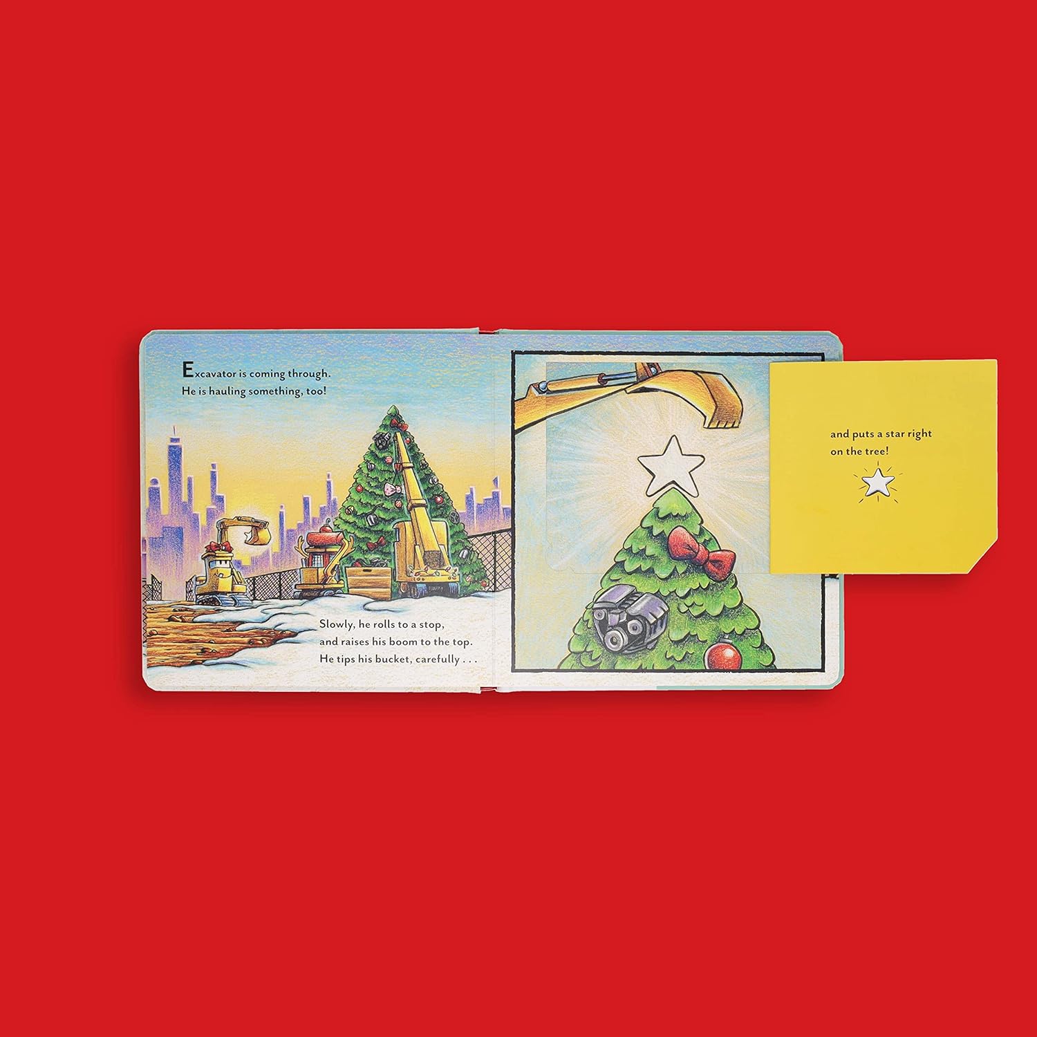 Construction Site: Merry And Bright: A Christmas Lift-The-Flap Book by Rinker. S 9781797204291_6