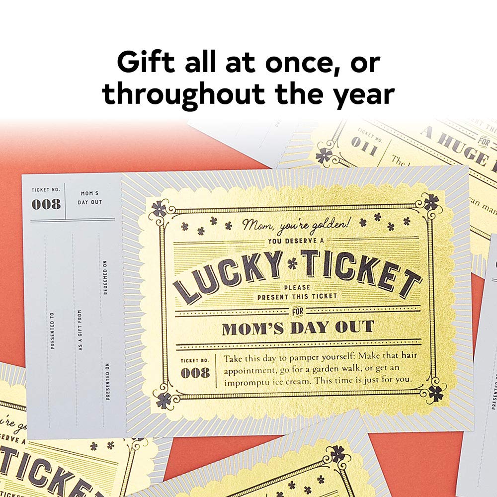 Lucky Tickets For Mom: 12 Gift Coupons by Chronicle Books 9781797205366_2