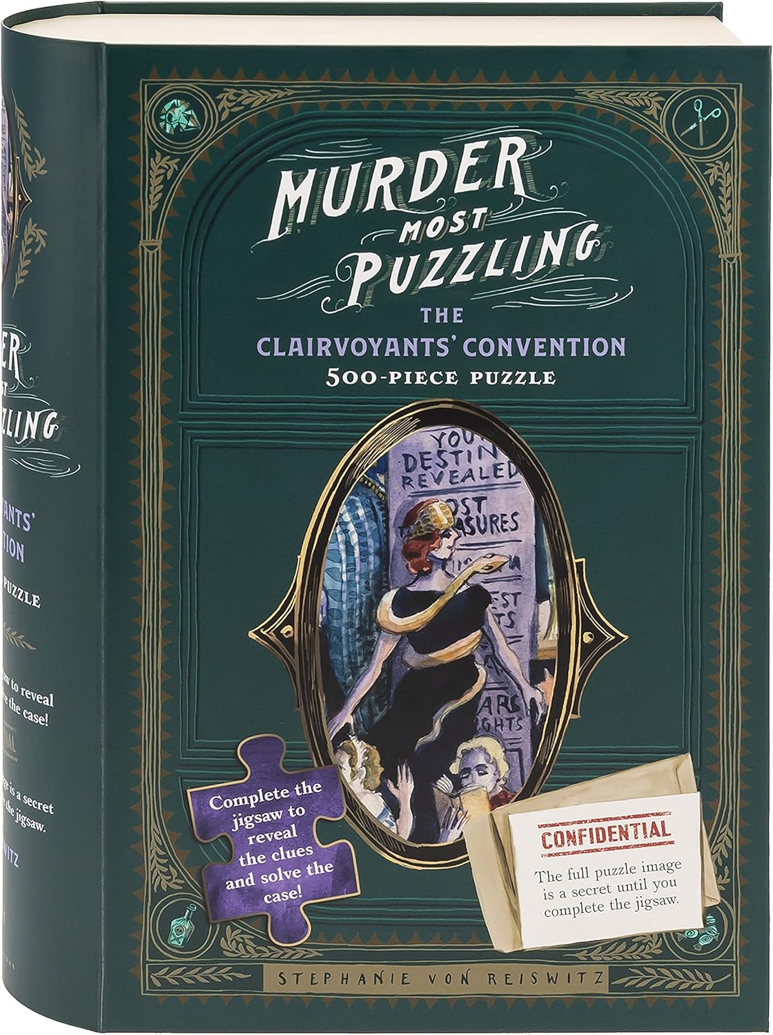 Murder Most Puzzling: The Clairvoyant's Convention 500 Piece Jigsaw Puzzle - Von 9781797209555