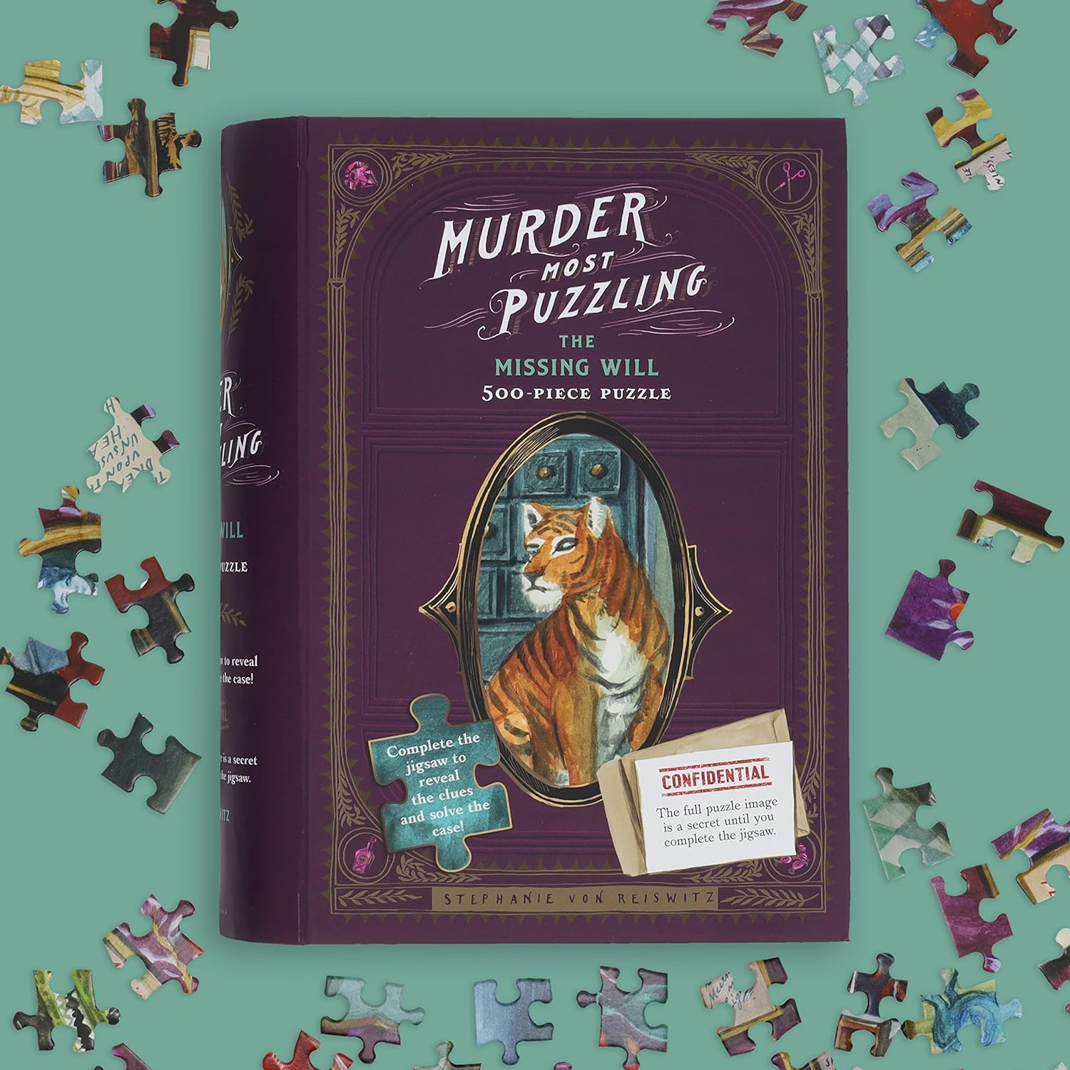 Murder Most Puzzling: The Missing Will 500 Piece Jigsaw Puzzle - Von Reiswitz. S 9781797209562_5