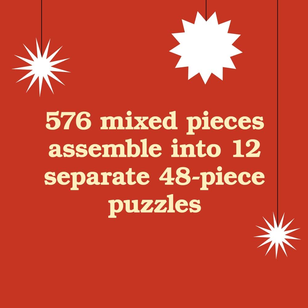 12 Puzzles In One Box: Twelve Days Of Catmas - Chronicle Books 9781797213798_3