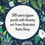 Moonflow Portable 500 Piece Jigsaw Puzzle With Canvas Pouch by Daisy. Katie 9781797216669_1