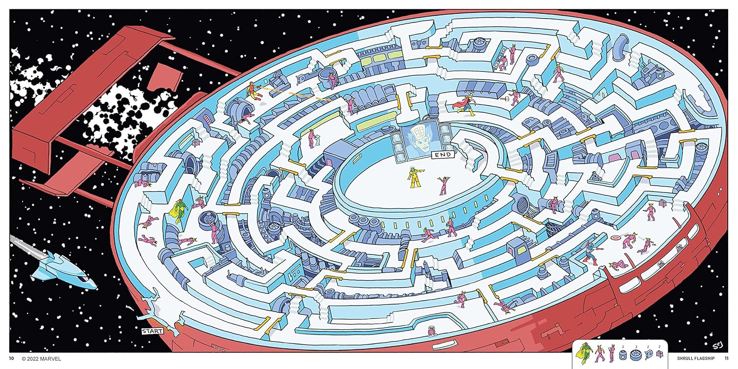 Marvel Mazes by Jackson. Sean C. 9781797217475_4