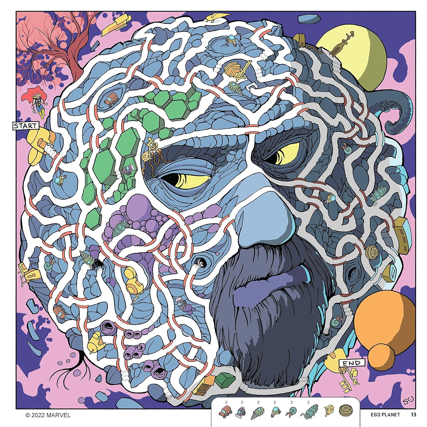 Marvel Mazes by Jackson. Sean C. 9781797217475_5