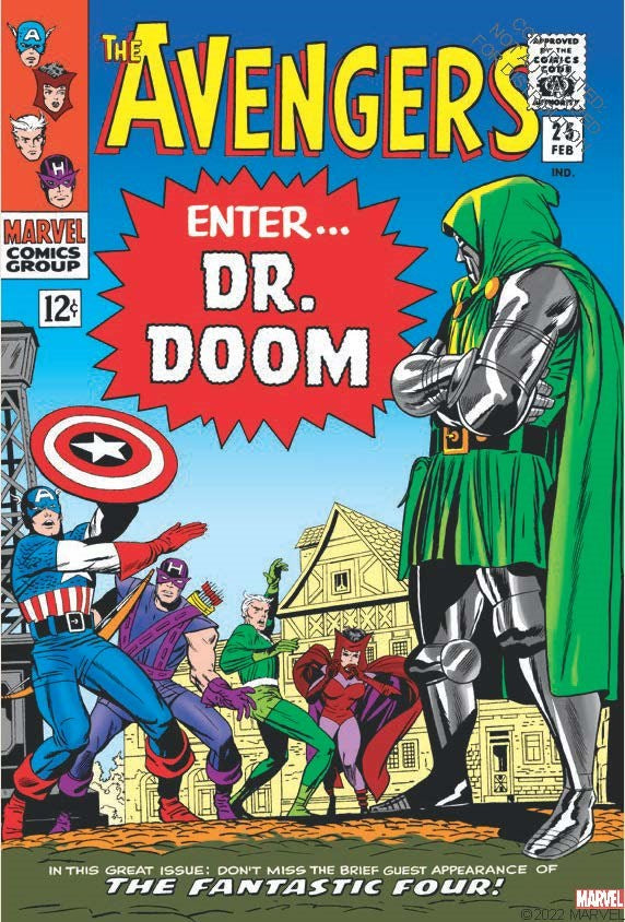 The Avengers: 100 Collectible Comic Book Cover Postcards from Marvel Entertainment 50 9781797217505_3