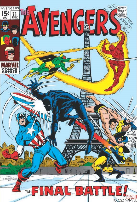 The Avengers: 100 Collectible Comic Book Cover Postcards from Marvel Entertainment 50 9781797217505_5