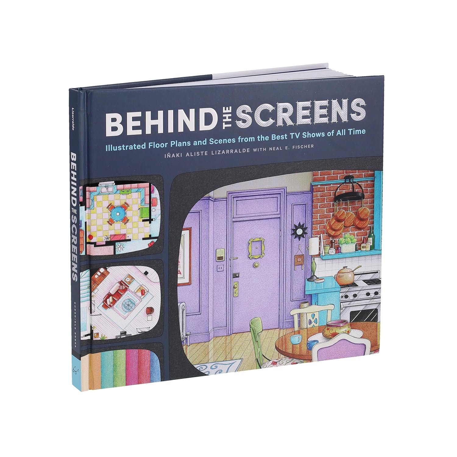 Behind The Screens: Illustrated Floor Plans & Scenes From The Best Tv Shows 9781797219431_3