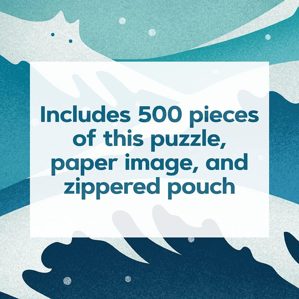 Catffirmations 500 Piece Portable Jigsaw Puzzle With Canvas Pouch by Swee 9781797219455_3