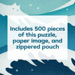 Catffirmations 500 Piece Portable Jigsaw Puzzle With Canvas Pouch by Swee 9781797219455_3