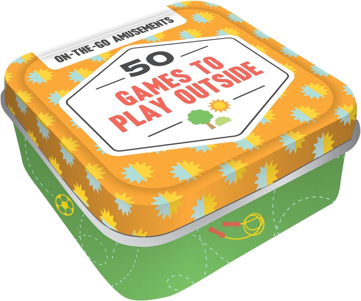 On-The-Go Amusements: 50 Games To Play Outside by Chronicle Books 9781797221380