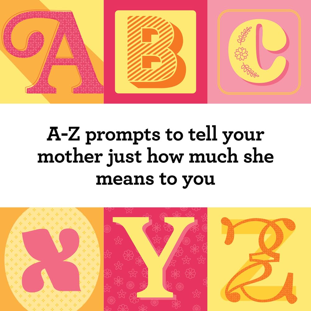 "The Fill-In A to Z of You and Me: For Mom" A Diary by Chronicle Books 20 9781797222059_2
