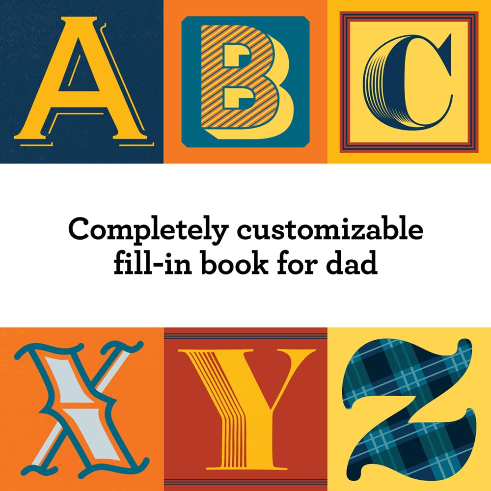 The Fill-In A to Z of You and Me: For Dad A Diary by Chronicle Books 20 9781797222066_1