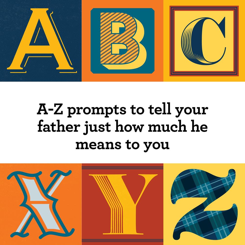 The Fill-In A to Z of You and Me: For Dad A Diary by Chronicle Books 20 9781797222066_2
