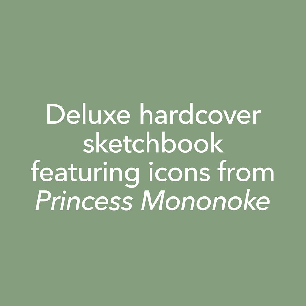 Studio Ghibli Princess Mononoke Sketchbook 9781797224473_1