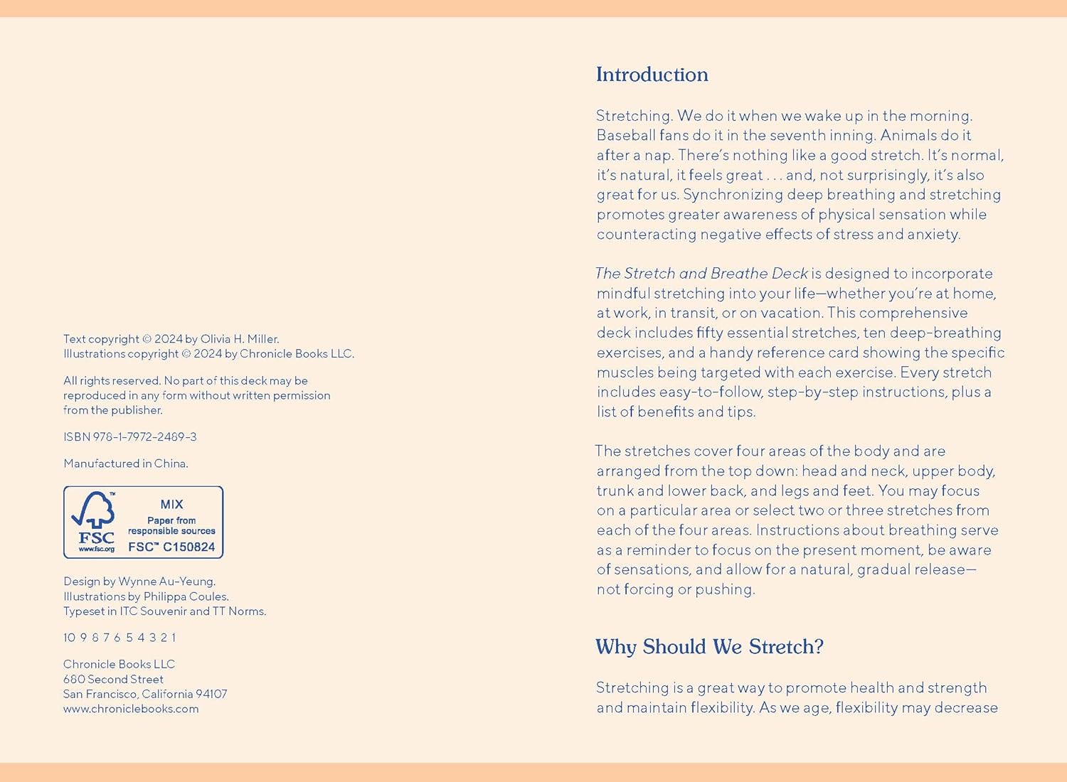 The Stretch And Breathe Deck: 60 Simple Exercises by Miller. Olivia H. 20 9781797224893_4