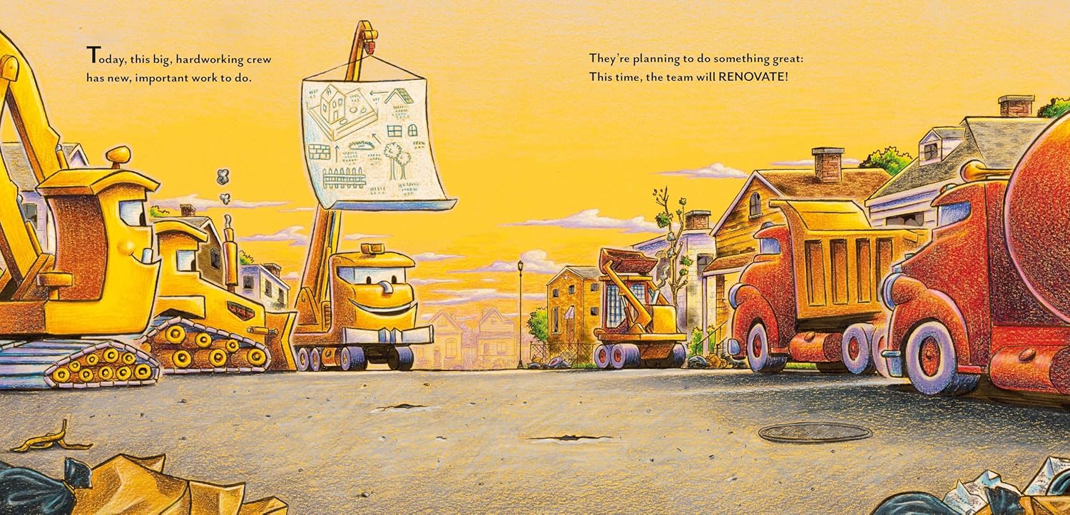 Construction Site: Garbage Crew To The Rescue! by Rinker. Sherri Duskey 9781797226552_4