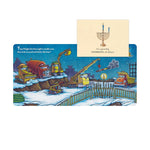 Construction Site Hanukkah Lights by Rinker. Sherri Duskey 9781797226743_4