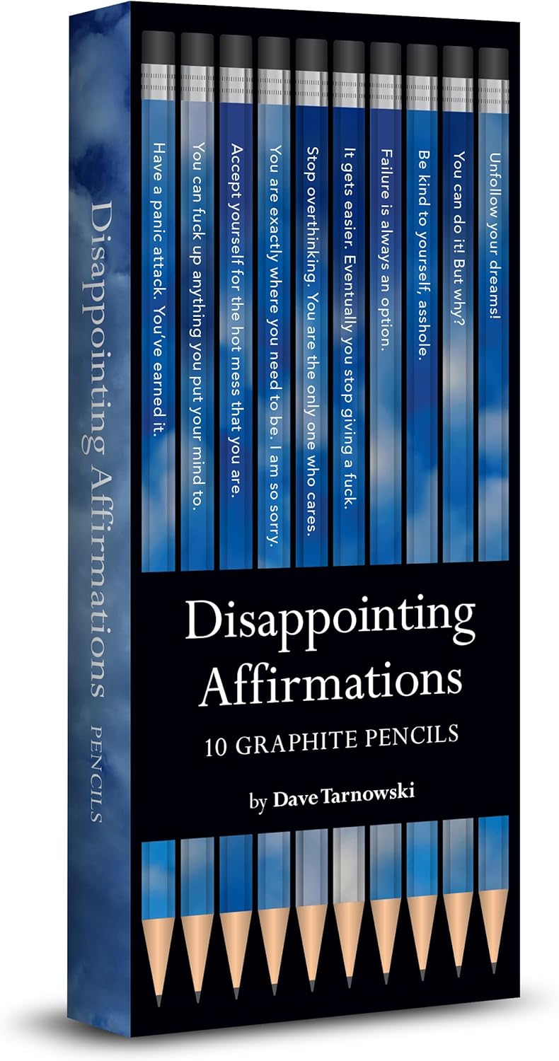 Disappointing Affirmations Pencils 9781797230061