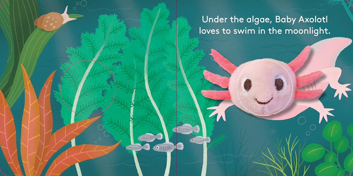 Baby Axolotl: Finger Puppet Book by Chronicle Books 9781797232768_4
