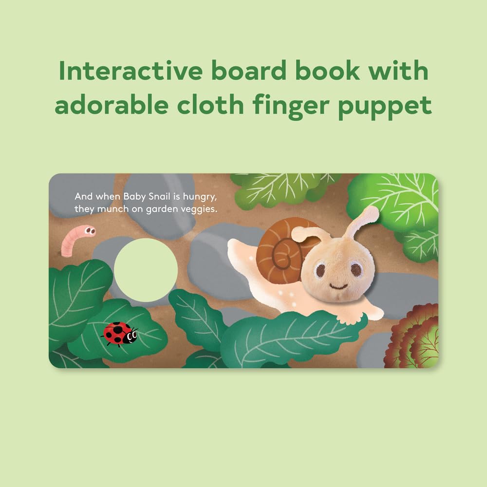 Baby Snail: Finger Puppet Book by Chronicle Books 9781797232775_1