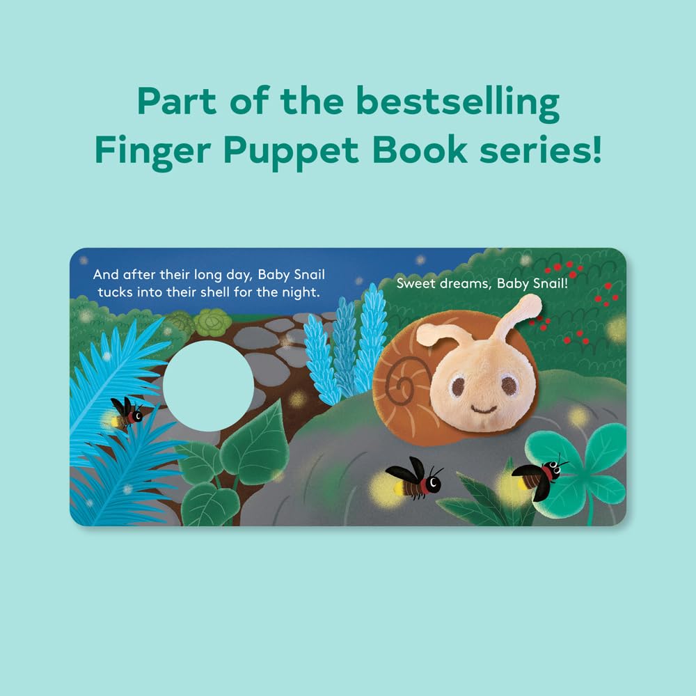 Baby Snail: Finger Puppet Book by Chronicle Books 9781797232775_3
