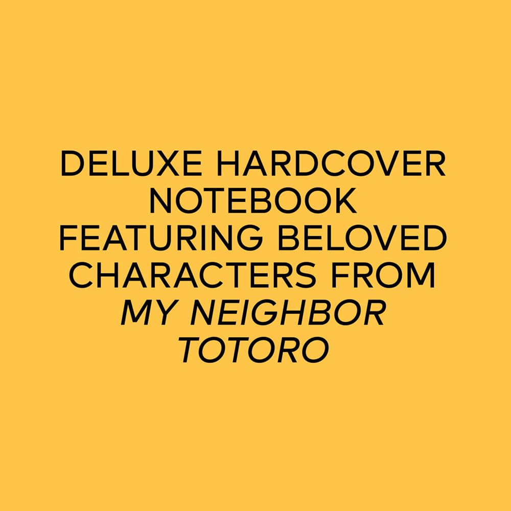 My Neighbor Totoro Notebook - Studio Ghibli 9781797233000_1_e242f72a-40cc-41a8-ae21-b0318f86a3ff