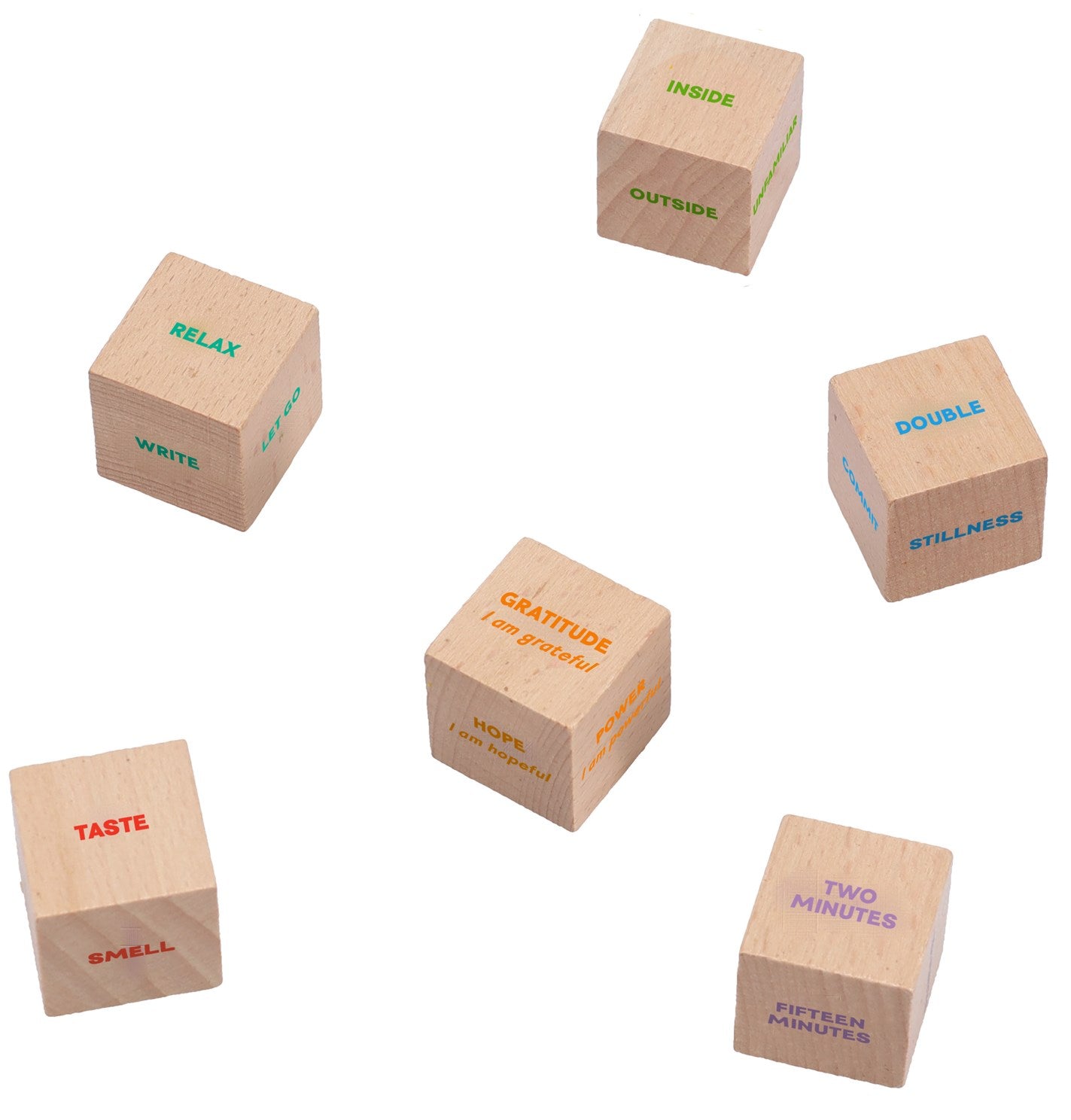 "Meditation Dice: 6 Dice by Thousands of Possible Combinations" by Franzen, Alex 20 9781797233512_1