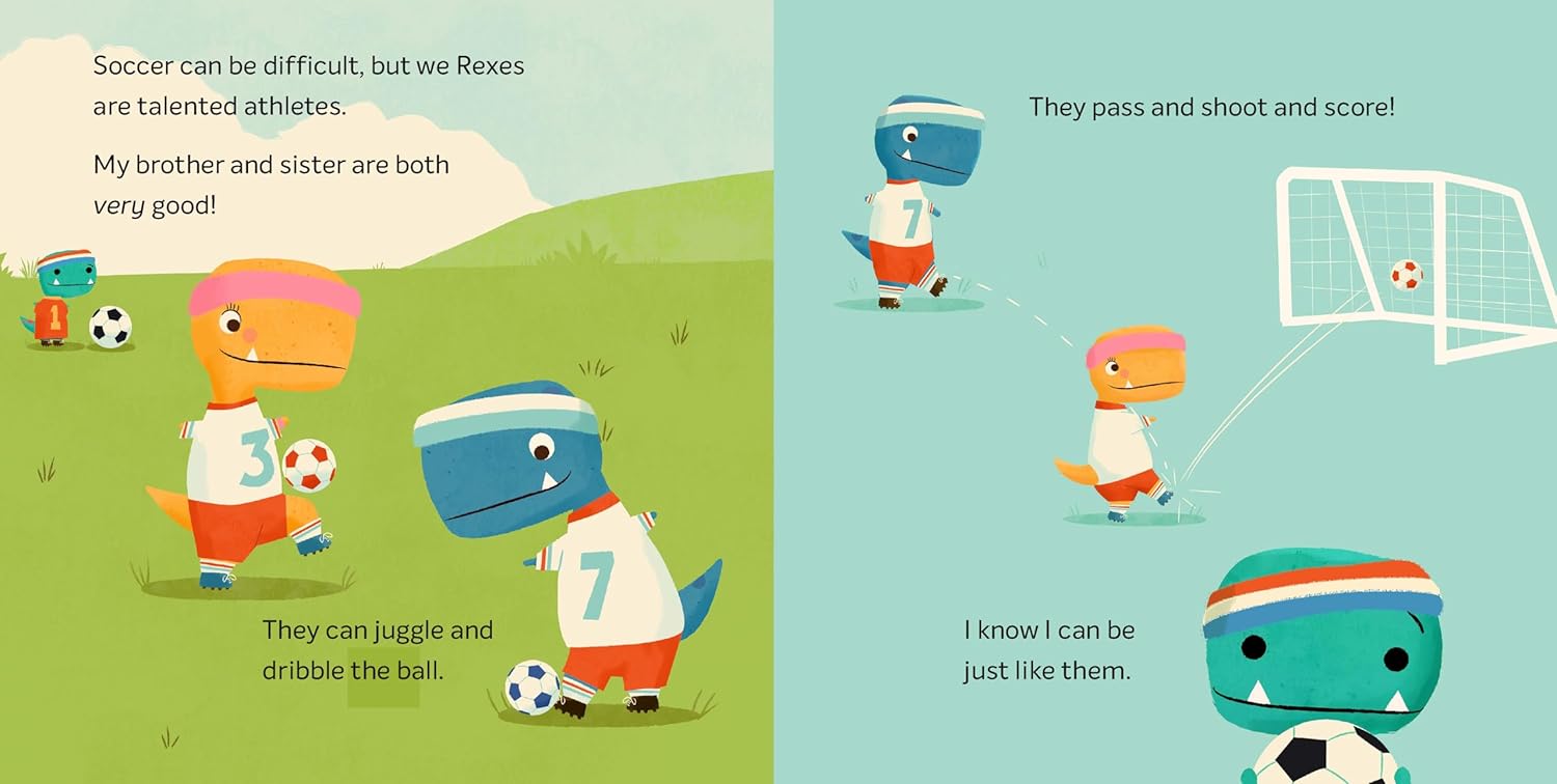 Tiny T. Rex Tries Soccer by Stutzman. Jonathan; Fleck. Jay 20 9781797233857_1
