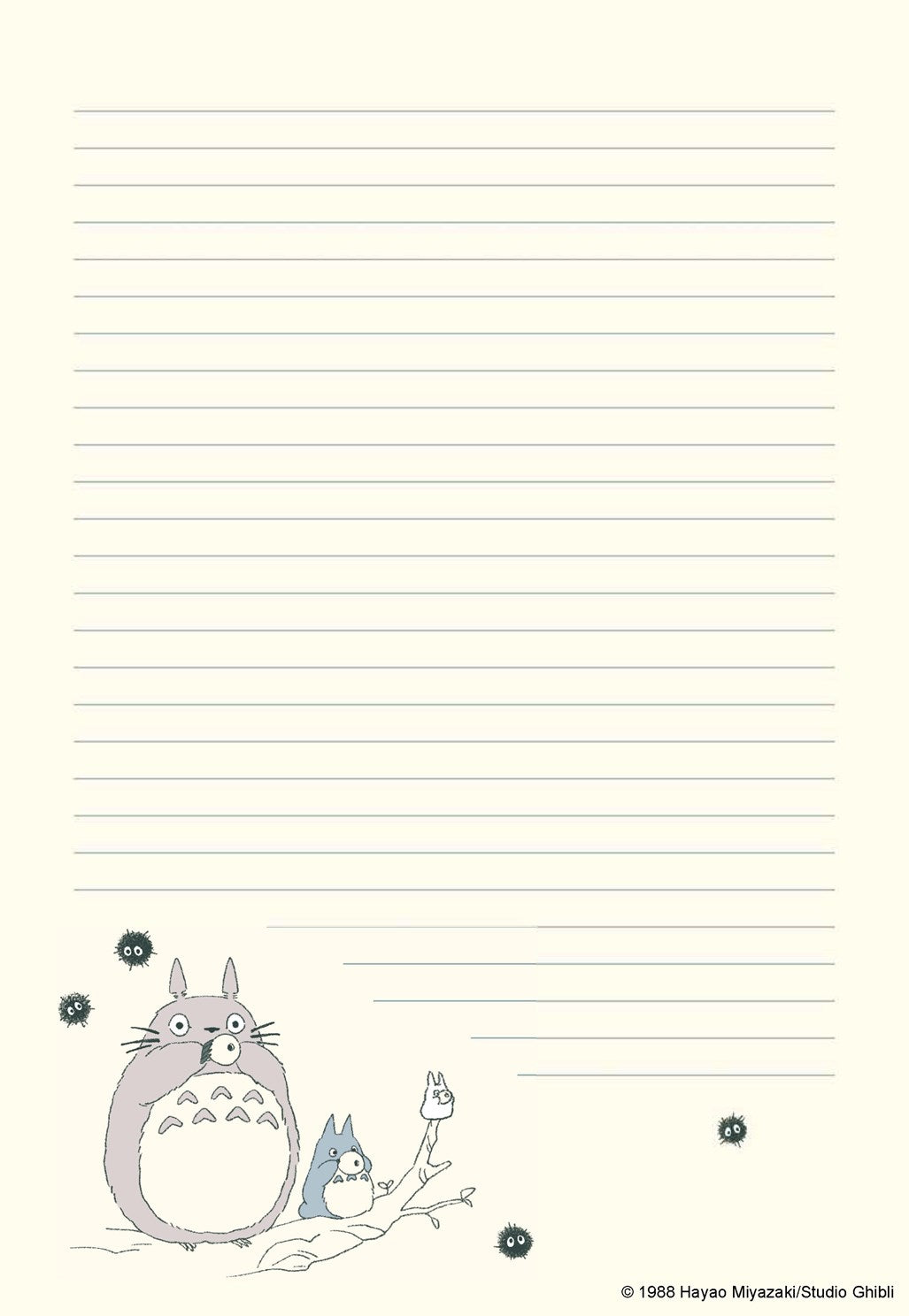 STUDIO GHIBLI MY NEIGHBOR TOTORO STATIONERY SET 9781797235462_1