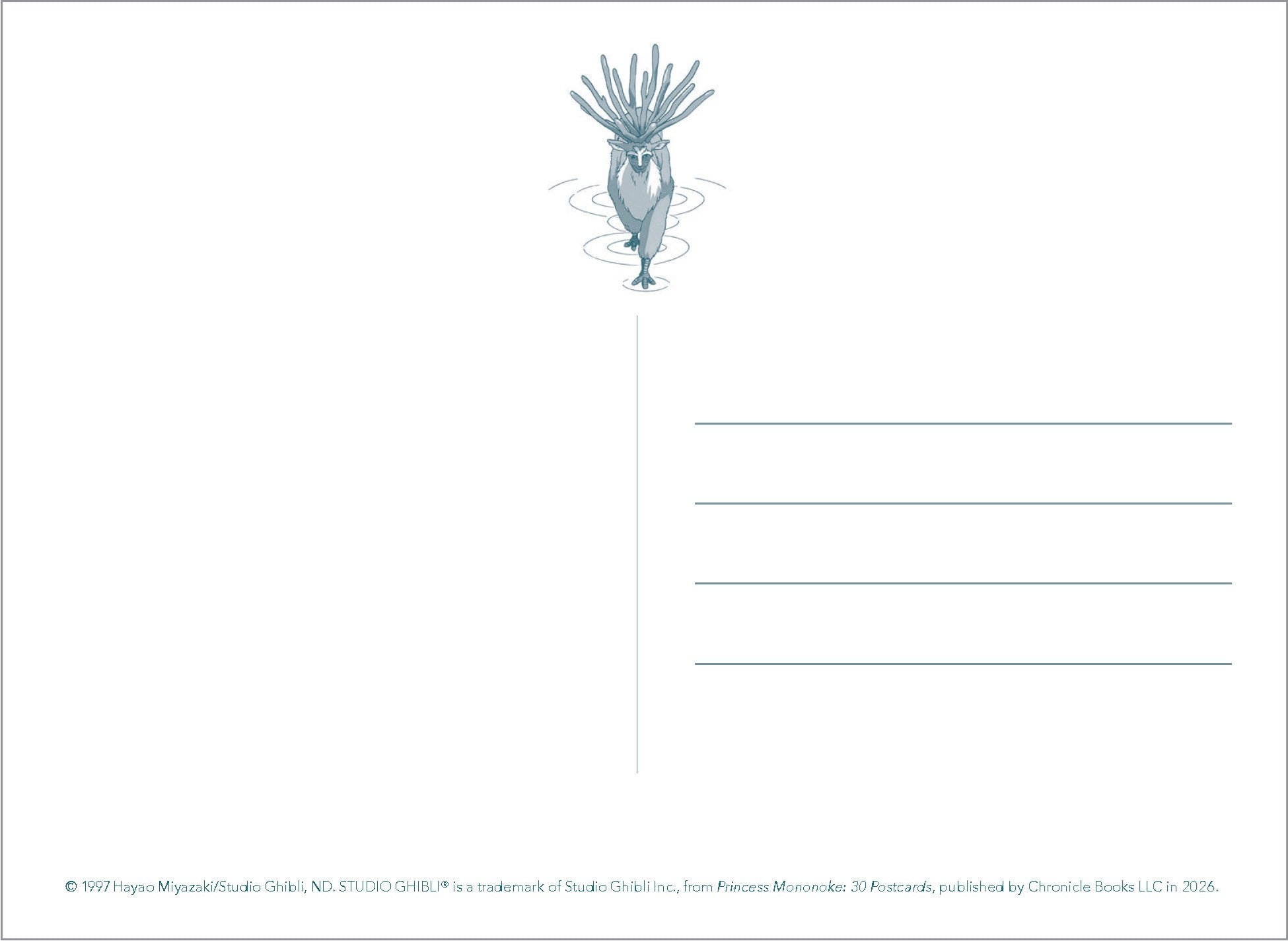 Studio Ghibli Princess Mononoke: 30 Postcards 50 9781797235516_3