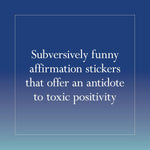 Disappointing Affirmations Sticker Book by Tarnowski. Dave 9781797235721_1