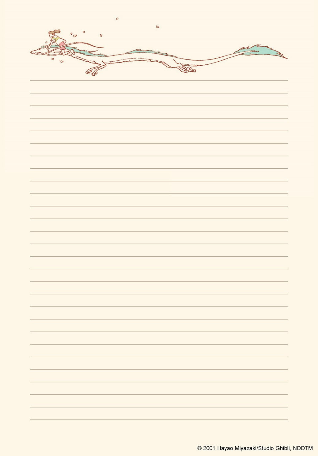 Studio Ghibli Spirited Away Stationery Set 50 9781797235790_3