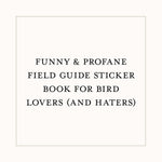 The Field Guide To Dumb Birds Sticker Book by Kracht. Matt 9781797235882_1