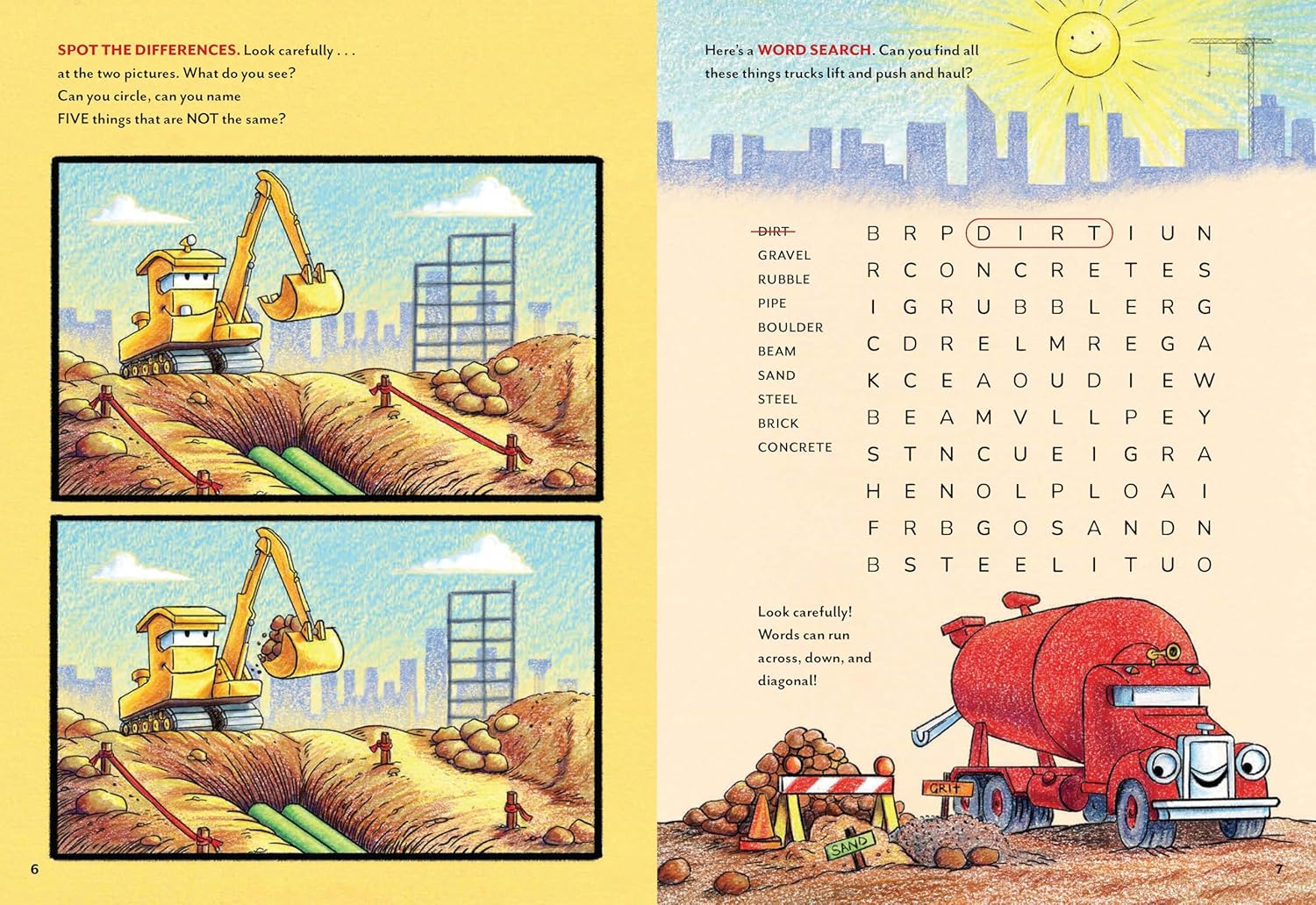 Goodnight, Goodnight, Construction Site Sticker & Activity Book by Rinker. Sherr 20 9781797238586_3