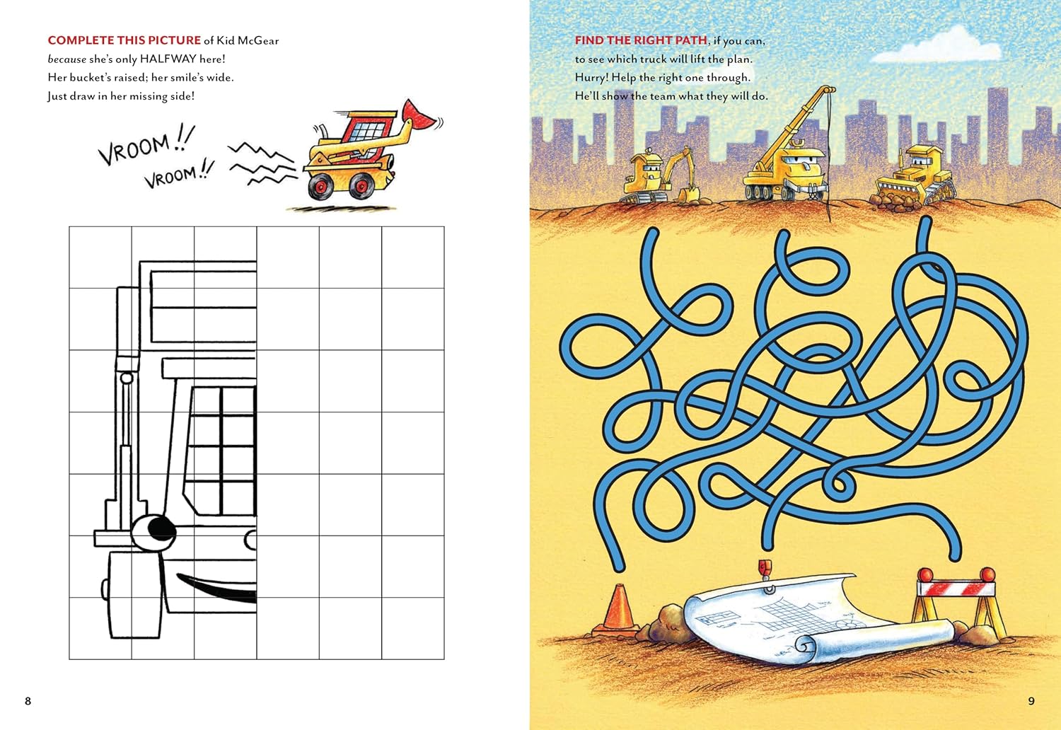 Goodnight, Goodnight, Construction Site Sticker & Activity Book by Rinker. Sherr 20 9781797238586_4