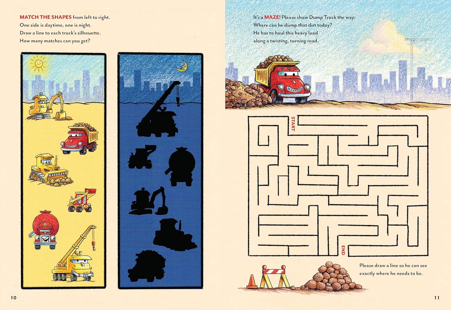 Goodnight, Goodnight, Construction Site Sticker & Activity Book by Rinker. Sherr 20 9781797238586_5