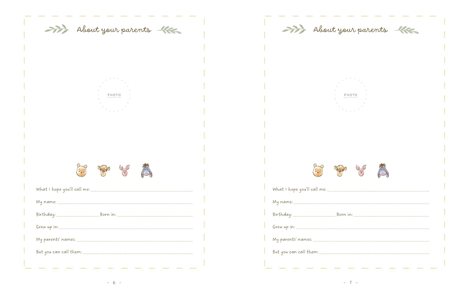 Winnie The Pooh Baby Book by Disney 20 9781797239248_2