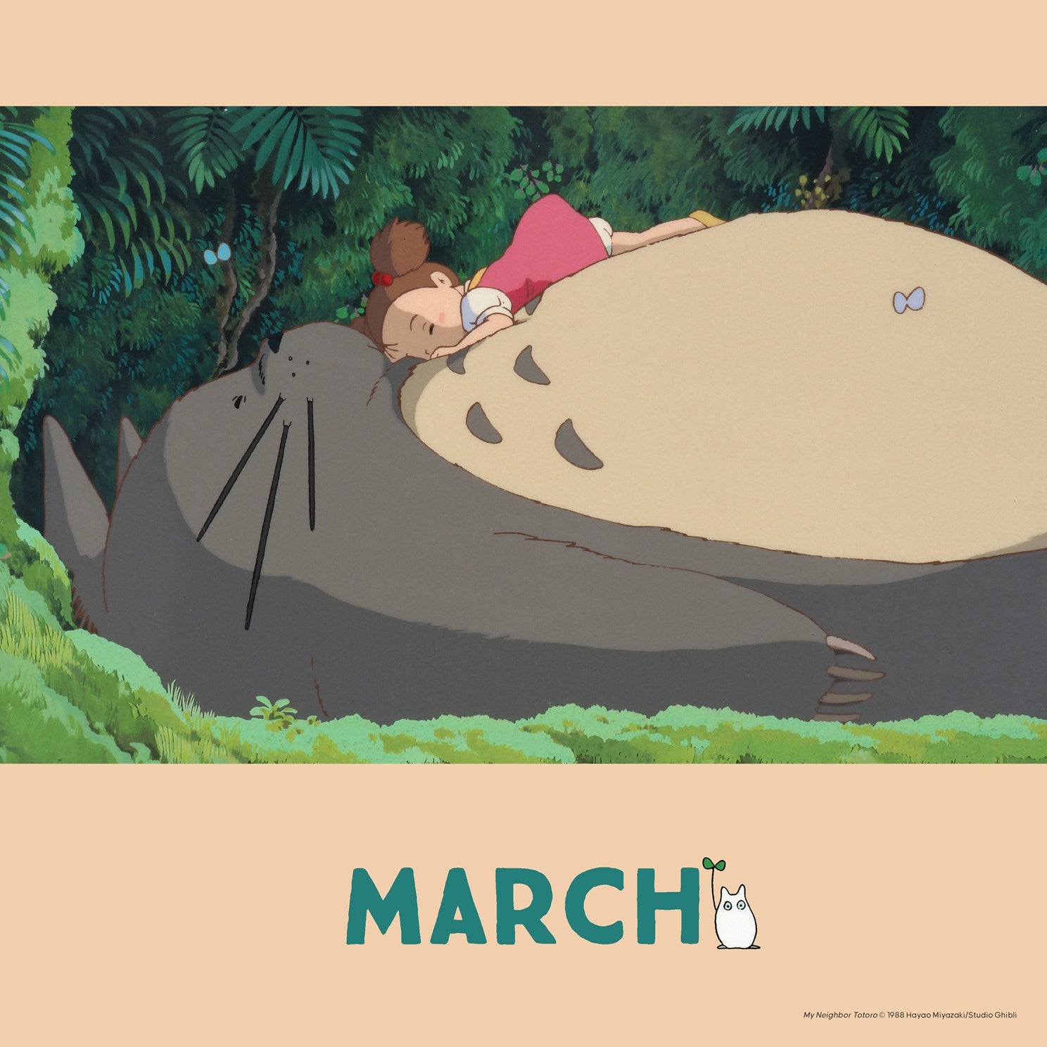 Studio Ghibli My Neighbor Totoro 2027 Wall Calendar 20 9781797240077_2