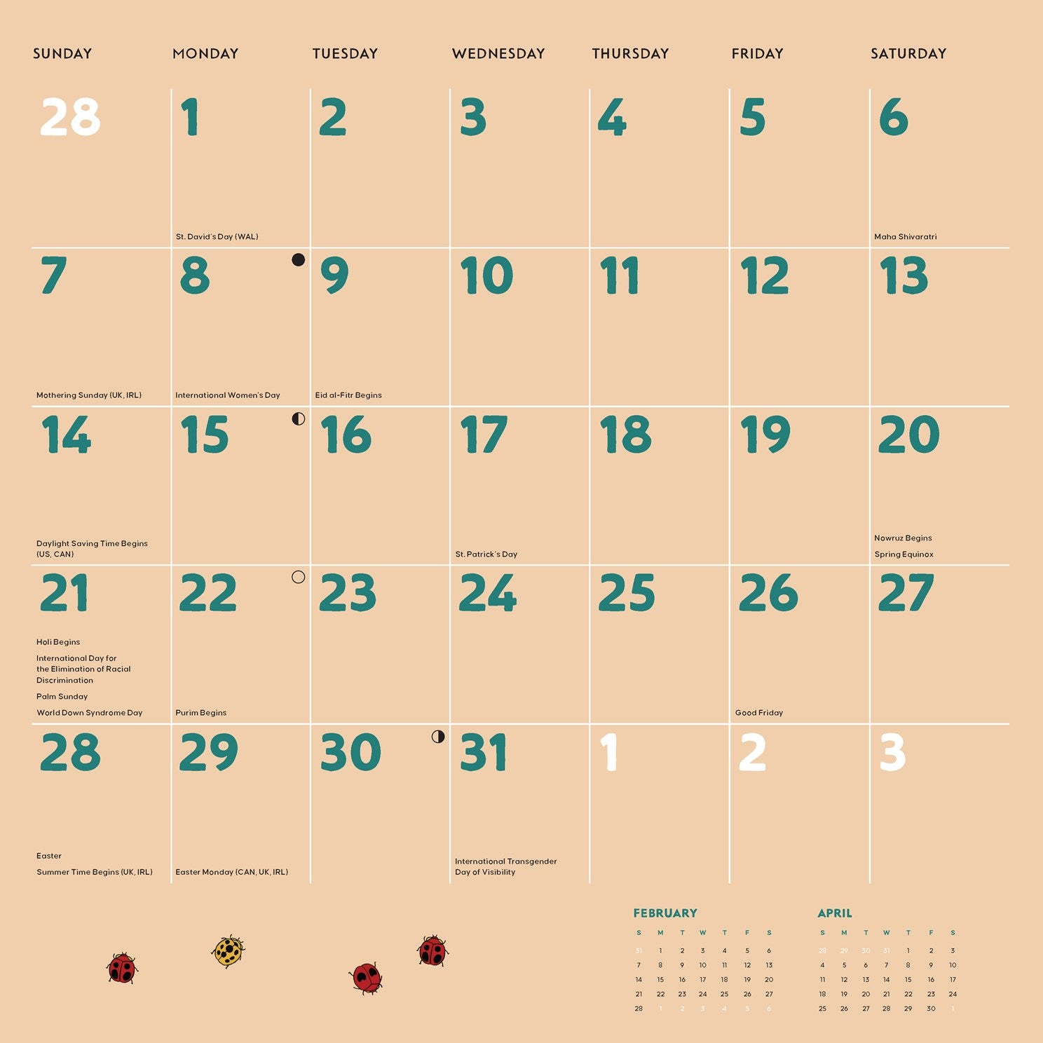 Studio Ghibli My Neighbor Totoro 2027 Wall Calendar 20 9781797240077_3